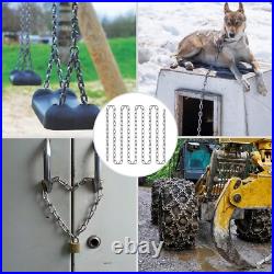 Heavy-Duty Zinc Plated Grade 30 Chain 30.5M Length, Scratch & Rust Resistant