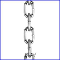 Heavy-Duty Zinc Plated Grade 30 Chain 30.5M Length, Scratch & Rust Resistant
