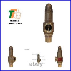 Heavy No Lead Heavy Duty Brass Pressure Relief Valve 75 PSI, Contractor Grade