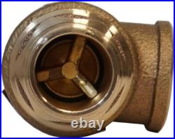 Heavy No Lead Heavy Duty Brass Pressure Relief Valve 75 PSI, Contractor Grade