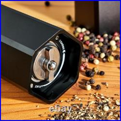 HexClad HexMill Pepper Grinder Professional Grade Heavy Duty Refillable Aluminum