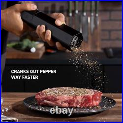HexClad HexMill Pepper Grinder, Professional Grade Heavy Duty, Refillable, NEW