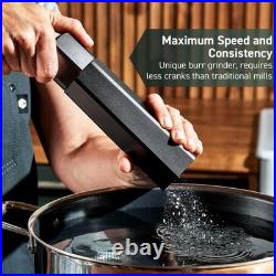HexClad HexMill Salt Grinder, Professional Grade Heavy-Duty, Mill