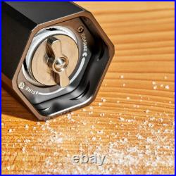 HexClad HexMill Salt Grinder, Professional Grade Heavy-Duty, Refillable
