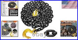 High-Strength 3/8'' x 14' Grade 80 Chain Heavy Duty Towing & Logging Solution