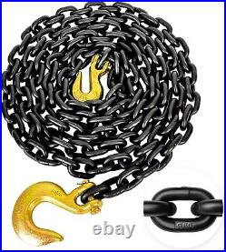 High-Strength 3/8'' x 14' Grade 80 Chain Heavy Duty Towing & Logging Solution