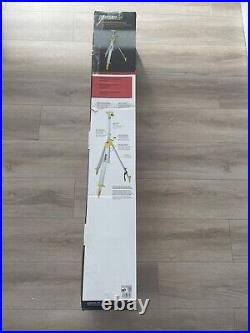 JOHNSON LEVEL 40-6330 Adj Elevating Tripod Aluminum 4' To 10' Height Heavy Duty