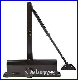 LYNN HARDWARE Medium/Heavy Duty Door Closer DC7016 Surface, Grade 1-ADA & UL 3