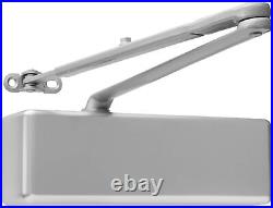Lawrence Extra Heavy Duty Door Closer Commercial Grade 1 Pack, Aluminum (AL)