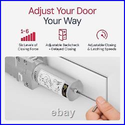 Lawrence Extra Heavy Duty Door Closer Commercial Grade 1 Pack, Aluminum (AL)