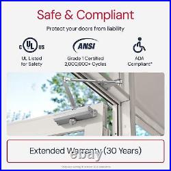 Lawrence Medium/Heavy Duty Door Closer Commercial Grade 1 Surface-Mounted