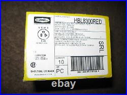 Lot of 10 New Hubbell Hospital Grade Heavy Duty Receptacles HBL8300RED 20 Amp