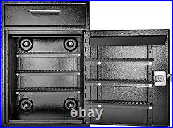 Mail Boss Heavy Duty Grade Steel High Security Adjustable Key Cabinet, Black