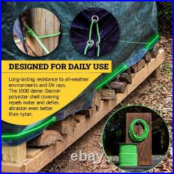 Marine Grade Bungee Cord 3/8 x 100ft Heavy Duty Dacron Polyester 300lbs
