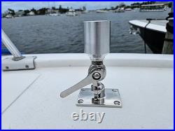 Marine-Grade Heavy-Duty Adjustable Base Mount for Starlink GEN 3 Antenna