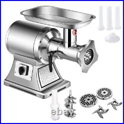 Meat Grinder Heavy Duty Stainless Steel Commercial Grade 1.5HP 1100W 550LBS/h