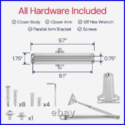 Medium/Heavy Duty Door Closer Commercial Grade 1 Surface-Mounted Commercial