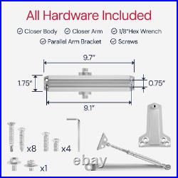 Medium/Heavy Duty Door Closer Commercial Grade 1 Surface-Mounted Commercial Au