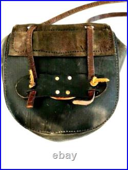 Mountain Man Possibles Bag, Heavy Duty Harness Grade Leather, Saddle Bag Style