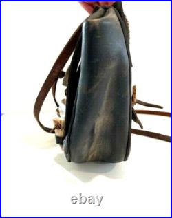 Mountain Man Possibles Bag, Heavy Duty Harness Grade Leather, Saddle Bag Style
