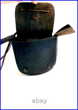 Mountain Man Possibles Bag, Heavy Duty Harness Grade Leather, Saddle Bag Style