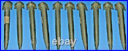 NOS 168 Heavy Duty Military Tent Stakes Antenna 6061 Grade Aluminum Alloy 12 Lg