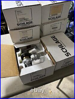 New Old Stock Schlage Grade 1 Heavy Duty Passage Levers 626 Finish. 8 Lock Sets