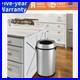 Open Top Trash Can 65L / 17Gal Commercial Grade Heavy Duty Brushed Stainless