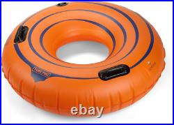 Orange 48 Premium River Tube with Handles- Heavy Duty, Commercial Grade