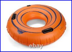 Orange 48 Premium River Tube with Handles- Heavy Duty, Commercial Grade