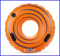 Orange 48 Premium River Tube with Handles- Heavy Duty, Commercial Grade