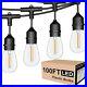Outdoor String Lights LED 100FT Commercial Grade Heavy Duty with 30 Sockets 3