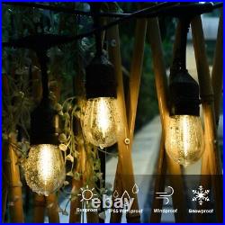 Outdoor String Lights LED 100FT Commercial Grade Heavy Duty with 30 Sockets 3