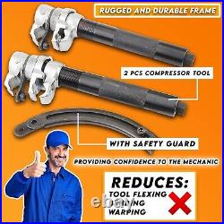 Professional Grade 2200 Lbs Heavy-Duty Spring Compressor with Secure Hooks