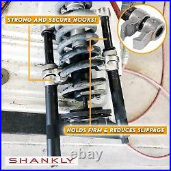 Professional Grade 2200 Lbs Heavy-Duty Spring Compressor with Secure Hooks