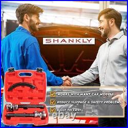 Professional Grade 2200 Lbs Heavy-Duty Spring Compressor with Secure Hooks