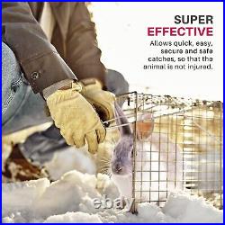 Professional Grade 32 Heavy Duty Animal Cage Trap for Opposums & Groundhogs