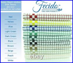 Professional Grade Heavy-Duty Dish Towels 10-Pack Super Absorbent Cotton Set