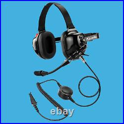Professional Grade Heavy Duty Headphone PTT for Kenwood Viking VP5000 VP6000