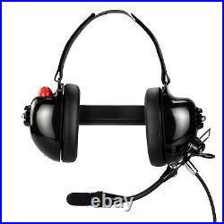 Professional Grade Heavy Duty Headphone PTT for Kenwood Viking VP5000 VP6000