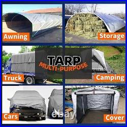 Professional Grade Heavy Duty Tarpaulin 20' X 30' Waterproof & Tear Resistant