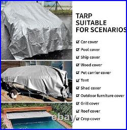 Professional Grade Heavy Duty Tarpaulin 20' X 30' Waterproof & Tear Resistant