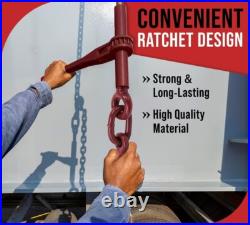 Professional Grade Load Binding 4 Pack Heavy-Duty Ratchet Binders 5400 lbs