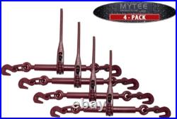 Professional Grade Load Binding 4 Pack Heavy-Duty Ratchet Binders 5400 lbs
