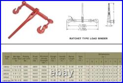 Professional Grade Load Binding 4 Pack Heavy-Duty Ratchet Binders 5400 lbs
