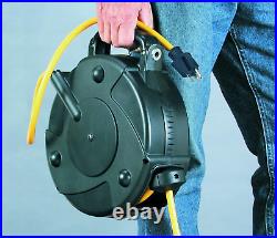 Proreel Professional Grade Proreel 8665TFQ Heavy Duty Retractable Extension Cord