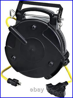 Proreel Professional Grade Proreel 8665TFQ Heavy Duty Retractable Extension Cord