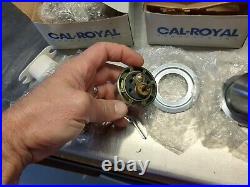 Qty4 CAL-ROYAL CB162 US26D Double Cylinder Deadbolt GRADE 2 HEAVY DUTY SC1 KD