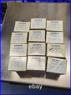 Qty4 CAL-ROYAL CB162 US26D Double Cylinder Deadbolt GRADE 2 HEAVY DUTY SC1 KD
