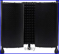 Recording Studio Microphone Isolation Shield + Heavy Duty Tripod Stand